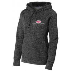 Sport-Tek® Ladies PosiCharge® Electric Heather Fleece Hooded Pullover